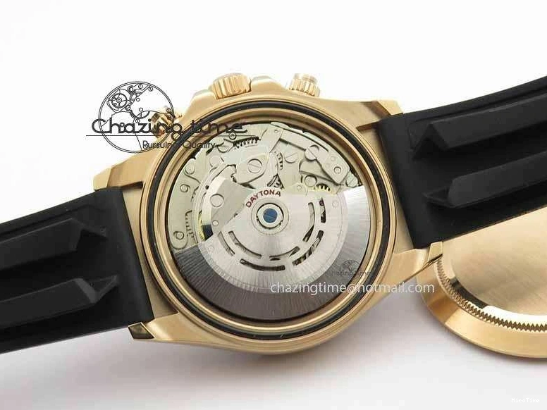 MiroTime 0110 Daytona 116515 Noob 1:1 Best Edition White Dial On Black Rubber Strap A7750 (Free Extra Strap) MultiPurpose 3739